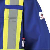 7706T FR-Tech&reg; Flame-Resistant Coverall with Leg Zippers, Size 40 (Tall), Royal Blue, 9.7 cal/cm² Dufferin Supply