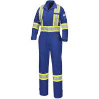 7704W FR-Tech&reg; Women's FR/Arc-Rated Coveralls, Size X-Small, Royal Blue, 10 cal/cm² Dufferin Supply