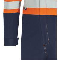 7702BB FR-Tech&reg; 2-Tone Safety Coverall, Size 36, Navy Blue/Orange, 10 cal/cm² Dufferin Supply