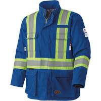 5523 Flame-Resistant Safety Parka, Small, Royal Blue, 58 cal/cm² Dufferin Supply