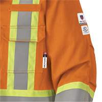 5533 Flame-Resistant Safety Parka, Small, High Visibility Orange, 58 cal/cm² Dufferin Supply