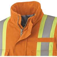 5533 Flame-Resistant Safety Parka, Small, High Visibility Orange, 58 cal/cm² Dufferin Supply