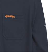 339SFA Flame-Resistant Long-Sleeved Safety Shirt, Small, High Visibility Orange Dufferin Supply
