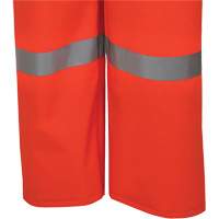 576P FR Safety Bib Pants, Small, High Visibility Orange Dufferin Supply