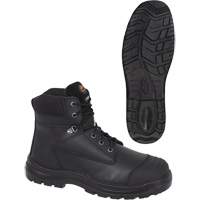 1025 Black 6" Work Boots, Leather, Steel Toe, Size 10 Dufferin Supply