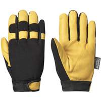 891 Mechanic's Style Insulated Ergonomic Gloves, Grain Goatskin Palm, Size Small Dufferin Supply