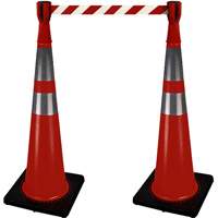 2308 Traffic Cone Topper with 10' Barricade Tape Dufferin Supply