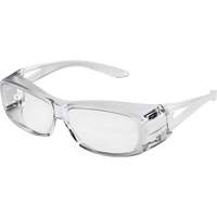 X350 OTG Safety Glasses, Clear Lens, Anti-Scratch Coating, ANSI Z87+/CSA Z94.3 SHE984 | Dufferin Supply