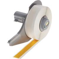 Ruban adh&eacute;sif permanent toutes saisons pour &eacute;tiquettes, Vinyle, Jaune, Largeur de 0,5" Dufferin Supply