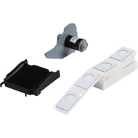 Raised Panel Labels, Polyester, 1.2" L x 1.9" H, White Dufferin Supply