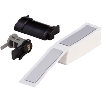 Raised Panel Labels, Polyester, 1" L x 4" H, White Dufferin Supply