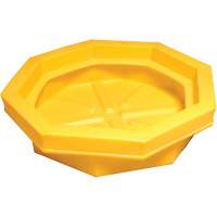 Ultra-Drum Tray&reg; without Grating, 32" L x 32" W x 8.1" H, 22.8 US gal. Spill Capacity Dufferin Supply