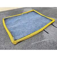 Petit tampon Ultra-Filter, Capacit&eacute; 0,8 gal. US, 2,5' la x 2' lo x 3" h, Paroi en mousse Dufferin Supply