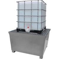 Steel Ultra-IBC Spill Pallet&reg;, 370 US gal. Spill Capacity, 57.6" x 34.7" x 56.9" Dufferin Supply