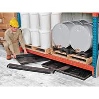Triple-Tray Ultra-Rack Containment Tray&reg;, 72" L x 44" W x 2.8" H, 24 US gal. Spill Capacity Dufferin Supply