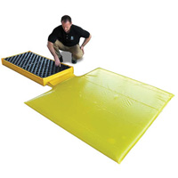 Ultra-Spill Deck flexible, &agrave; vessie, 2 barils, Capacit&eacute; de d&eacute;versement 88 gal. US, 48" x 27" x 5" Dufferin Supply