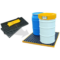 Ultra-Spill Deck flexible, &agrave; vessie, 4 barils, Capacit&eacute; de d&eacute;versement 110 gal. US, 51" x 48" x 5" Dufferin Supply