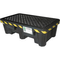 Ultra-Spill Pallet mod&egrave;le &eacute;conomique, 2 barils, Capacit&eacute; de d&eacute;versement 66 gal. US, 53" x 29" x 16,5" Dufferin Supply