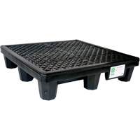 Ultra-Spill Pallet mod&egrave;le &eacute;conomique, 4 barils, Capacit&eacute; de d&eacute;versement 66 gal. US, 53" x 53" x 11,8" Dufferin Supply