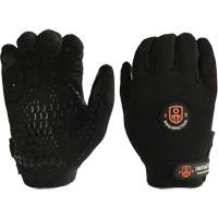 Mechanic Anti-Impact Gloves, 7/Small, Synthetic/Suede Palm, Elastic/Hook & Loop Cuff Dufferin Supply