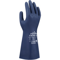 CN740 Chemical-Resistant Gloves, Size Small/7, 13" L, Nitrile, 15-mil Dufferin Supply