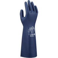 CN741 Chemical-Resistant Gloves, Size Small/7, 15" L, Nitrile, 15-mil Dufferin Supply