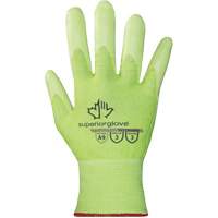 S21TXUGFN High-Visibility Cut-Resistant Gloves, Size 5/2X-Small, 21 Gauge, Nitrile Coated, TenActiv Shell, ASTM ANSI Level A9 Dufferin Supply