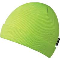 5567A Tuque, Doublure en Acrylique, Taille unique, Jaune lime haute visibilit&eacute; Dufferin Supply