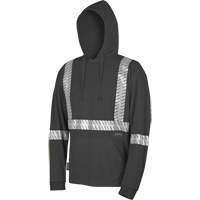 6966 Bird's-Eye Safety Hoodie, Small, Black Dufferin Supply