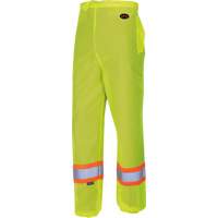 5670 Pantalon de s&eacute;curit&eacute; routi&egrave;re, Polyester, 2T-petit/T-petit, Jaune lime haute visibilit&eacute; Dufferin Supply