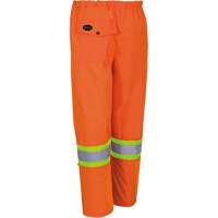5586 450D Waterproof Safety Pants, Polyester/Polyurethane, 4X-Large, High Visibility Lime-Yellow Dufferin Supply