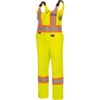 6000W Women's High-Visibility Traffic Safety Overalls, Polyester, X-Small, High Visibility Lime-Yellow Dufferin Supply