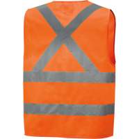 6885 High-Visibility Tricot Safety Vest, High Visibility Orange, Small, Polyester Dufferin Supply