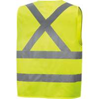 6886 High-Visibility Tricot Safety Vest, High Visibility Lime-Yellow, Small, Polyester Dufferin Supply