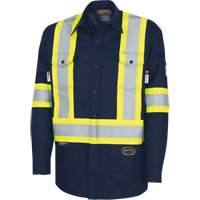 FR-TECH<sup>®</sup> High-Visibility 88/12 Arc-Rated Safety Shirt SHI039 | Dufferin Supply