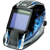 Leadhead&reg; Auto Darkening Welding Helmet, 3.8" L x 3.4" W View Area, 9 - 13 Shade Range Dufferin Supply