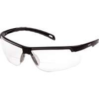 H2MAX Reader Lens with Black Frame, Anti-Fog, Clear, 2.0 Diopter Dufferin Supply