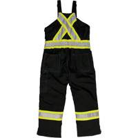 Ripstop Insulated Safety Bib Overall, Polyester, X-Small, Black Dufferin Supply