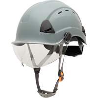 Fibre Metal Safety Helmet, Non-Vented, Ratchet, Grey SHJ275 | Dufferin Supply