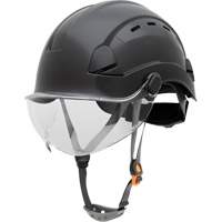 Fibre Metal Safety Helmet, Non-Vented, Ratchet, Black SHJ276 | Dufferin Supply