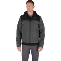Veste chauffante M12 QuietShell avec pile, Hommes, Petit, Gris Dufferin Supply