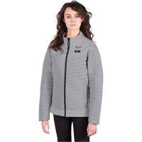 Manteau chauffant M12 Axis avec pile, Femmes, Petit, Gris Dufferin Supply