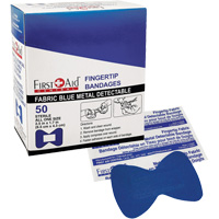 Bandages, Fingertip, Fabric Metal Detectable, Non-Sterile SHJ434 | Dufferin Supply