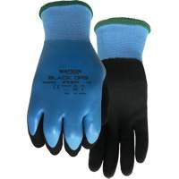Gants hydrofuges Stealth Black Ops, Taille Petit, Calibre 15, Rev&ecirc;tement Latex de caoutchouc, Enveloppe en Fibre de verre/Polyester, ASTM ANSI niveau A4 Dufferin Supply