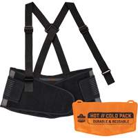 Proflex 1675 Back Support Brace with Cooling/Warming Pack, Spandex, X-Small SHJ462 | Dufferin Supply