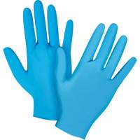 Vending Pack Disposable Gloves, Small, Nitrile, 4.5-mil, Powder-Free, Blue, Class 2 Dufferin Supply