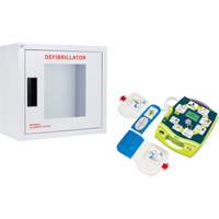 AED Plus<sup>®</sup> Defibrillator & Wall Cabinet Kit, Semi-Automatic, English, Class 4 SHJ773 | Dufferin Supply