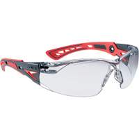 Rush+ Small Safety Glasses, Clear Lens, Anti-Fog/Anti-Scratch Coating SHK039 | Dufferin Supply