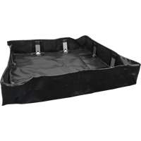 Collapsible Berm, 30 US gal. Capacity, 2' W x 4' L x 6" H, Snap-Up Bracket Dufferin Supply