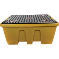 IBC Spill Pallet, 333 US gal. Spill Capacity, 66" x 66" x 27.5" Dufferin Supply
